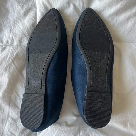Old Navy - Navy Blue Pointed Flat - 7 - Picture 3 of 3